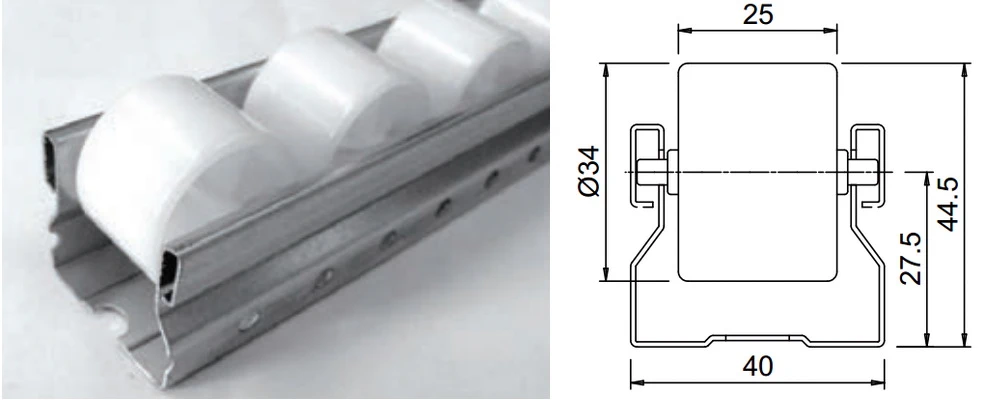 roller track gp 40b